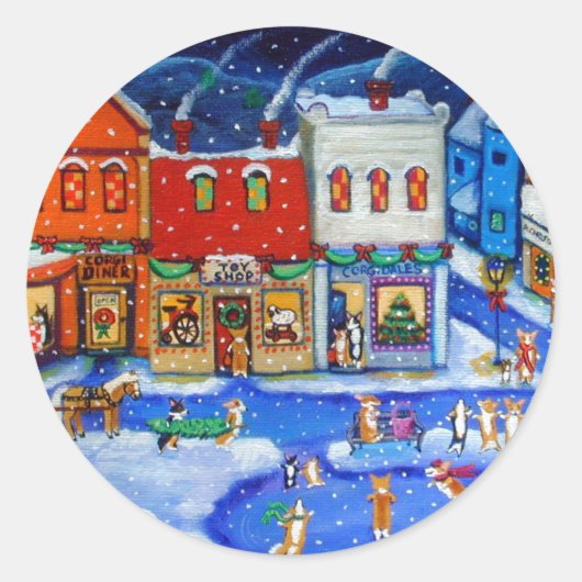 Pembroke Welsh Corgi Stickers (Voorkant)