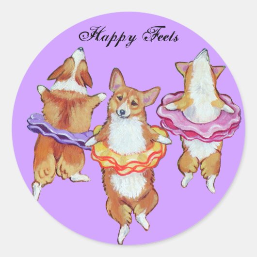 Pembroke Welsh Corgi Stickers (Voorkant)