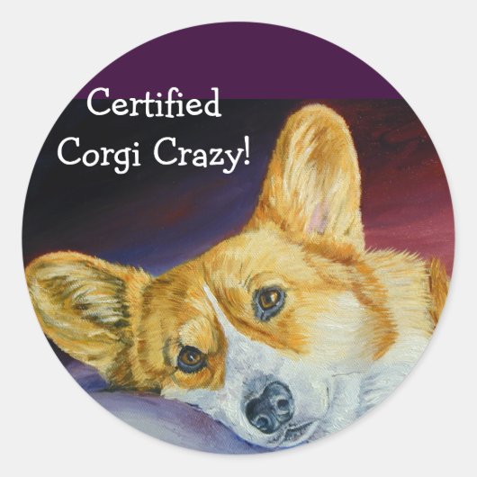 Pembroke Welsh Corgi Stickers (Voorkant)