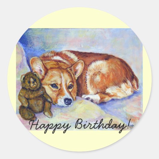Pembroke Welsh Corgi Stickers (Voorkant)