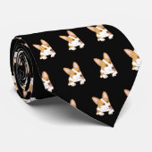 Pembroke Welsh Corgi Stropdas (Opgerold)