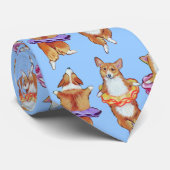 Pembroke Welsh Corgi Stropdas (Opgerold)