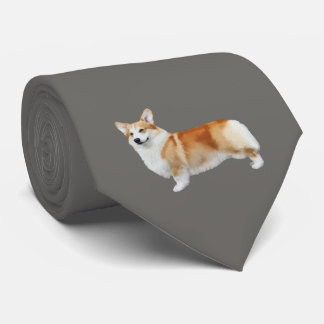 Pembroke Welsh Corgi Stropdas - Dark Gray