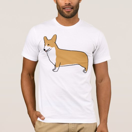 Pembroke Welsh Corgi T-shirt (Voorkant)