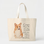 Pembroke Welsh Corgi Tas (Voorkant)