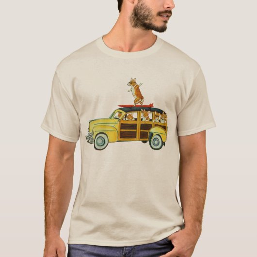 Pembroke Welsh Corgi Tee Shirt (Voorkant)
