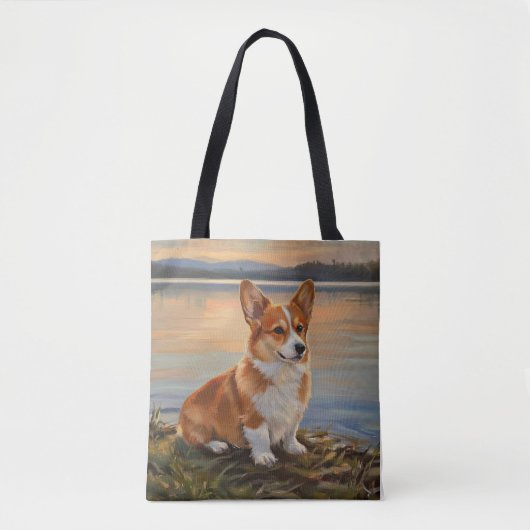 Pembroke Welsh Corgi Tote Bag (Voorkant)