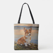 Pembroke Welsh Corgi Tote Bag (Achterkant)