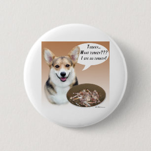 Pembroke Welsh Corgi Turkije - Button