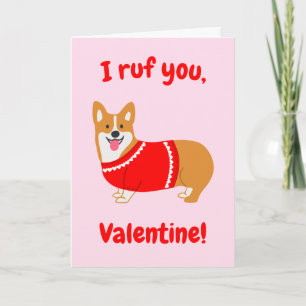 Pembroke Welsh Corgi Valentijn Kaart