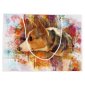 Pembroke Welsh Corgi verlichten Groot Cadeauzakje (Achterkant)