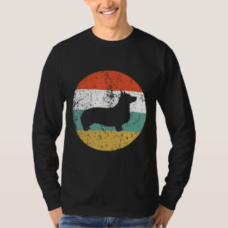 Pembroke Welsh Corgi Vintage Retro Corgi Hond T-shirt
