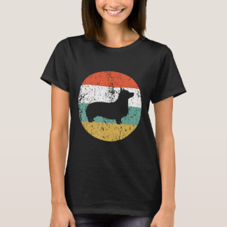 Pembroke Welsh Corgi Vintage Retro Corgi Hond T-shirt