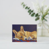 Pembroke Welsh Corgi Visitekaartjes (Staand voorkant)