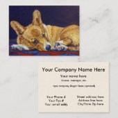 Pembroke Welsh Corgi Visitekaartjes (Voorkant / Achterkant)