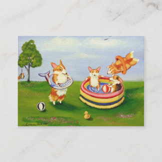 Pembroke Welsh Corgi Visitekaartjes