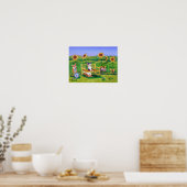 Pembroke Welsh Corgi Wall Print (Keuken)