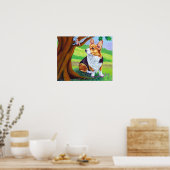Pembroke Welsh Corgi Wall Print (Keuken)