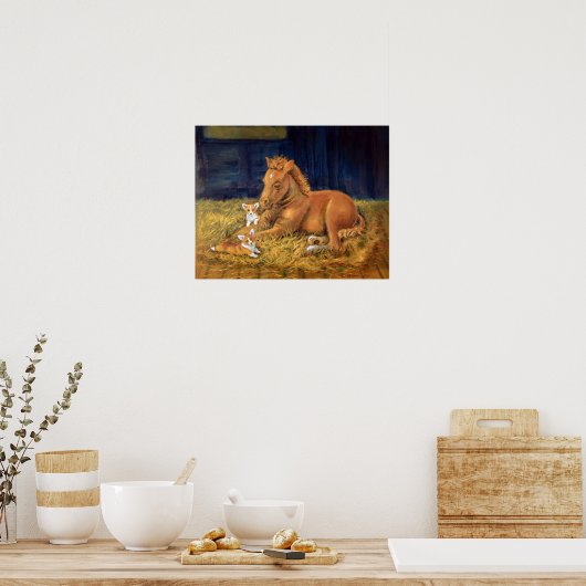 Pembroke Welsh Corgi Wall Print (Keuken)