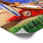 Pembroke Welsh Corgi Wall Print (Hoek)