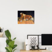 Pembroke Welsh Corgi Wall Print (Thuiskantoor)