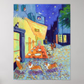 Pembroke Welsh Corgi Wall Print (Voorkant)