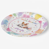 Pembroke Welsh Corgi Waterverf Papier Bord (Gekanteld)