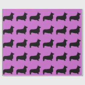 Pembroke Welsh Corgi Wrapping Paper Cadeaupapier (Vlak)