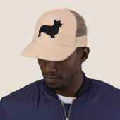 Pembroke Welsh Corgi (zwart) Trucker Pet (In situ)