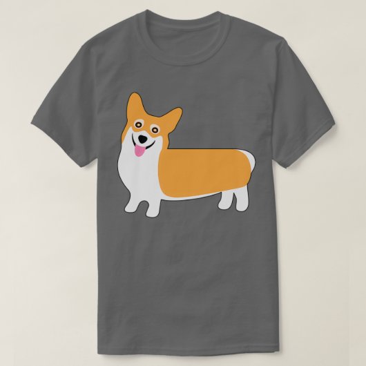 Pembroke Welsh Corgis Cute Pattern T-shirt (Design voorkant)