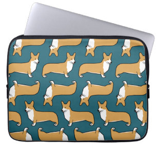 Pembroke Welsh Corgis Patroon Laptop Sleeve