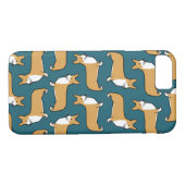 Pembroke Welsh Corgis Pattern Case-Mate iPhone Case (Achterkant (Horizontaal))