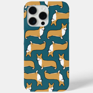 Pembroke Welsh Corgis Pattern   Cute Hondenliefheb iPhone 15 Pro Max Hoesje
