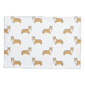 Pembroke Welsh Corgis Pattern Kussensloop (Achterkant)