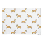 Pembroke Welsh Corgis Pattern Kussensloop (Voorkant)