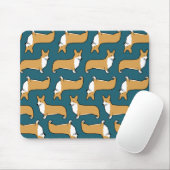 Pembroke Welsh Corgis Pattern Muismat (Met muis)