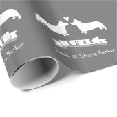 Pembroke Welsh Corgis Weddenschap met aangepaste t Cadeaupapier (Rol Hoek)