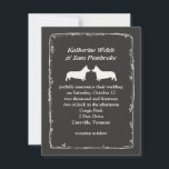 Pembroke Welsh Corgis Wedding Invitation Kaart<br><div class="desc"></div>