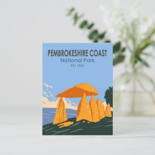 Pembrokeshire Coast National Park Pentre Ifan Briefkaart (Staand voorkant)