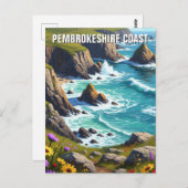 Pembrokeshire Coast National Park, Wales Briefkaart (Voorkant / Achterkant)