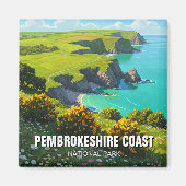 Pembrokeshire Coast National Park Wales Reizen Magneet (Voorkant)