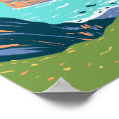 Pembrokeshire Coast National Park Wales Vintage Poster (Hoek)