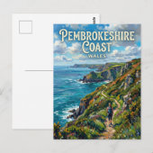 Pembrokeshire Coast Path Wales Briefkaart (Voorkant / Achterkant)