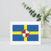 Pembrokeshire Flag Briefkaart (Staand voorkant)