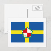Pembrokeshire Flag Briefkaart (Voorkant / Achterkant)