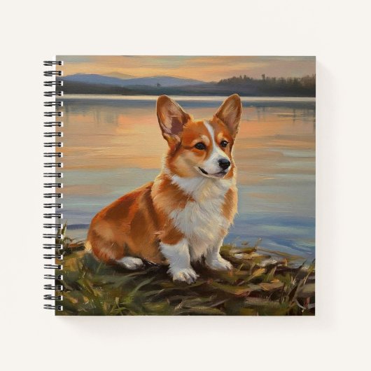 Pembrook Welsh Corgi Notitieboek (Voorkant)