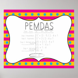 PEMDAS POSTER