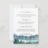 Pemi River Wedding Guest Information Aankondiging (Voorkant)