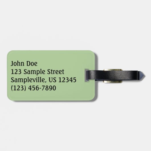 Pemigewasset River Bridge in New Hampshire Bagagelabel (Achterkant horizontaal)