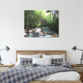 Pemigewasset River Bridge in New Hampshire Canvas Afdruk (Insitu (Slaapkamer))